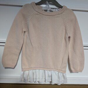 Girls Jamie Kay Frill Knit Sweater Sz 4T